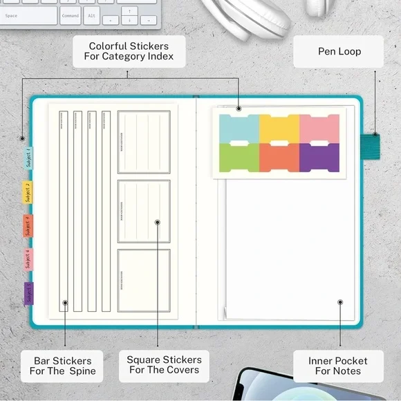 Original Hand Painted Journal “In My Writing Era” - NEW Regolden Book, Notebook - Picture 11 of 11